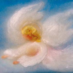 112. Flying blue angel