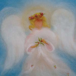 49. Flower angel blue